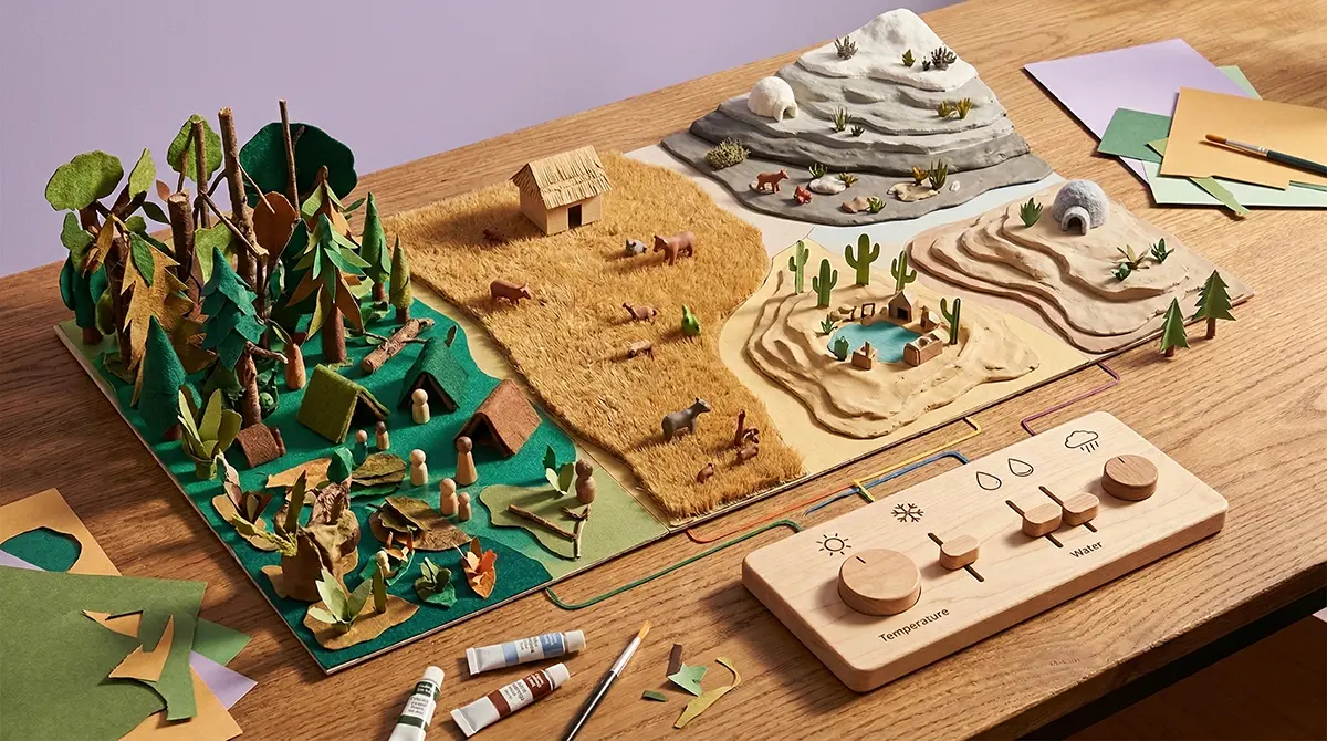 Grade 2-3 Environmental: Biomes — student work