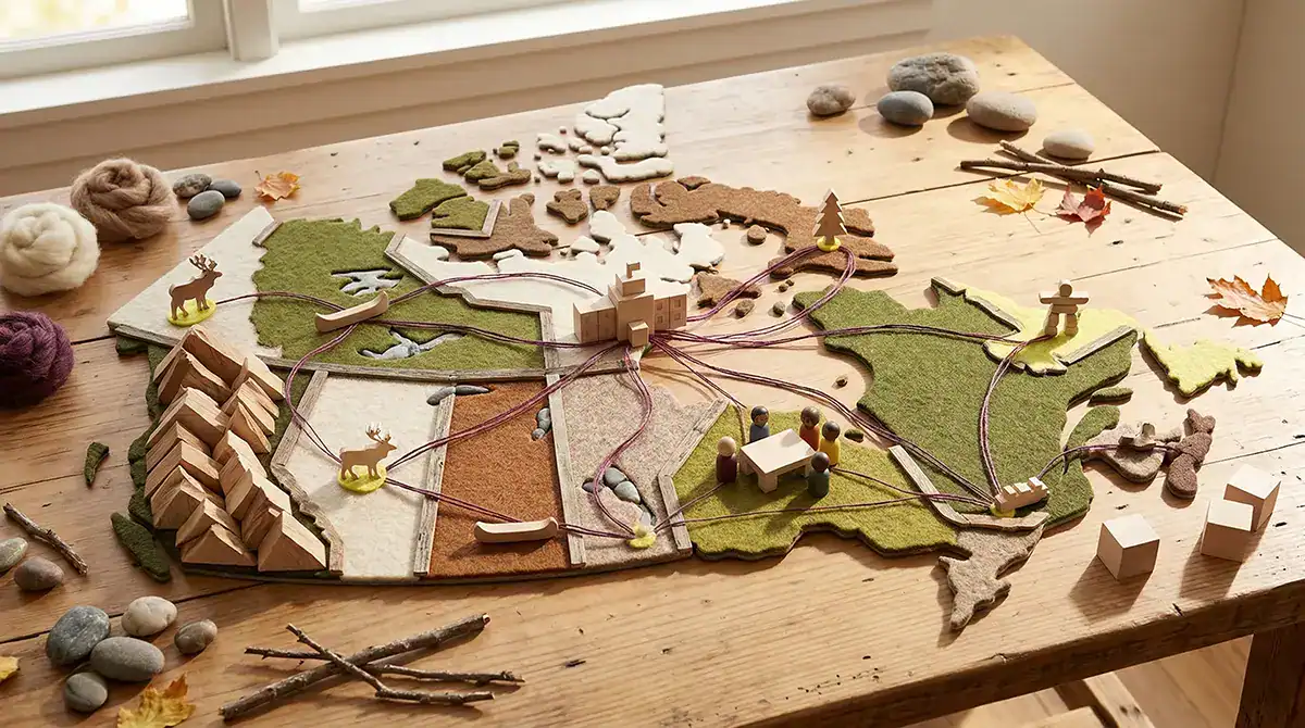 Grade 2-3 Civic: O Canada — student work