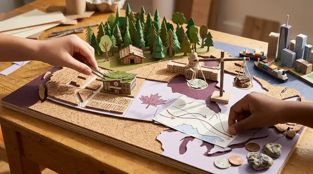 Grade 4-5 Civic: Canada Now — student work