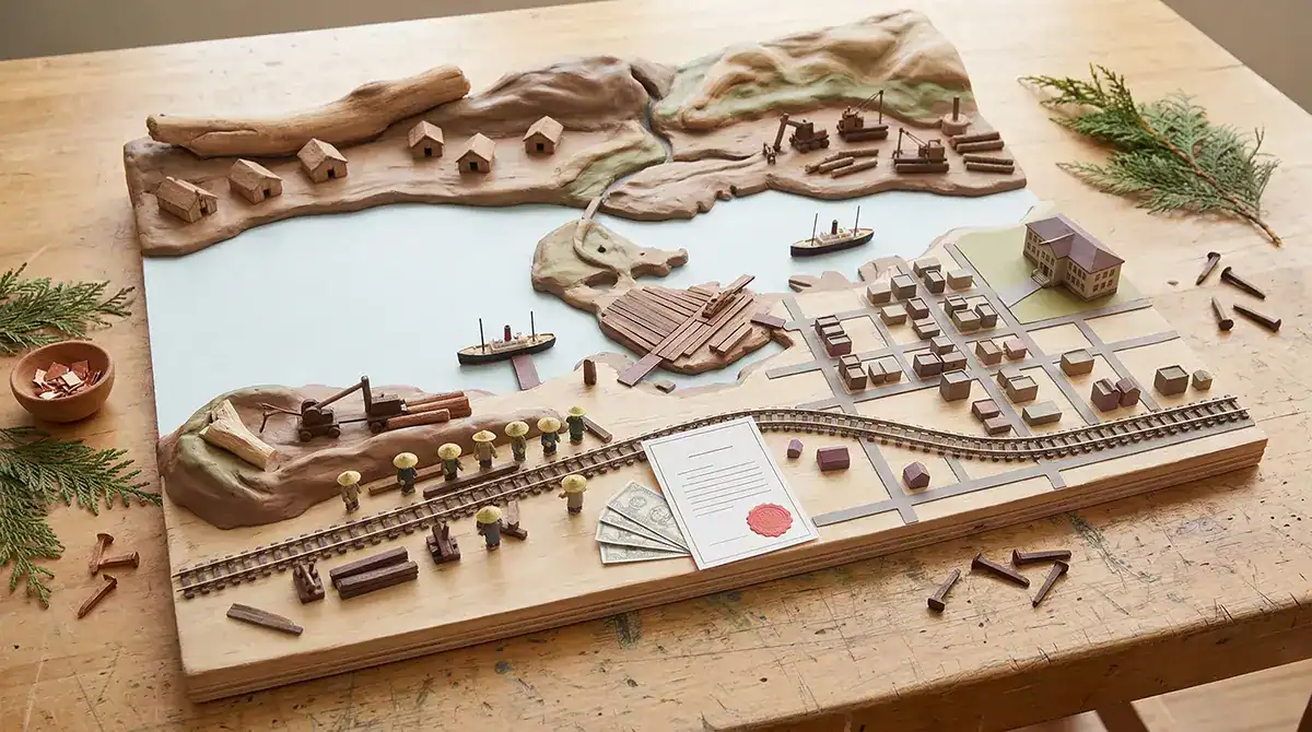 Grade 4-5 Civic: Canada Then — student work