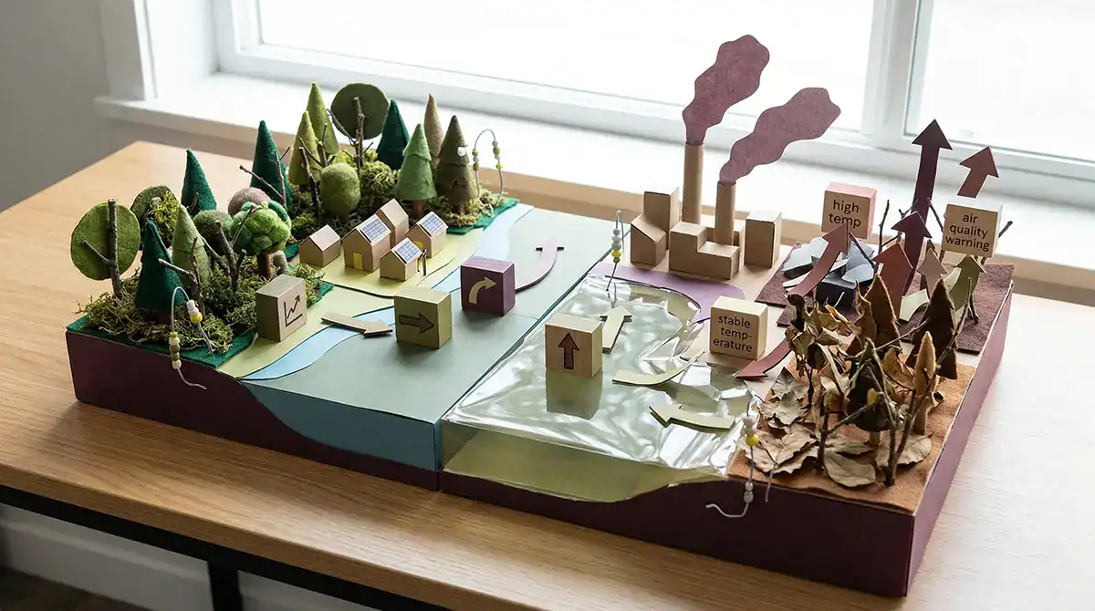 Grade 4-5 Environmental: Climate Change — student work