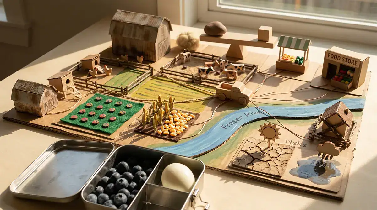 Grade 4-5 Economic: Rural Farms — student work