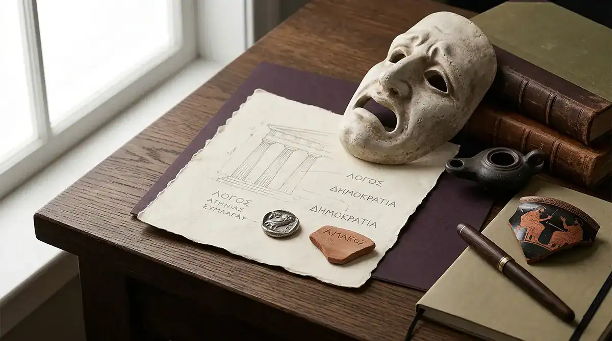 Grade 6-7 Global: Ancient Greece — student work