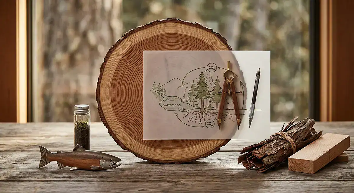 Grade 6-7 Environmental: Our Forests — student work